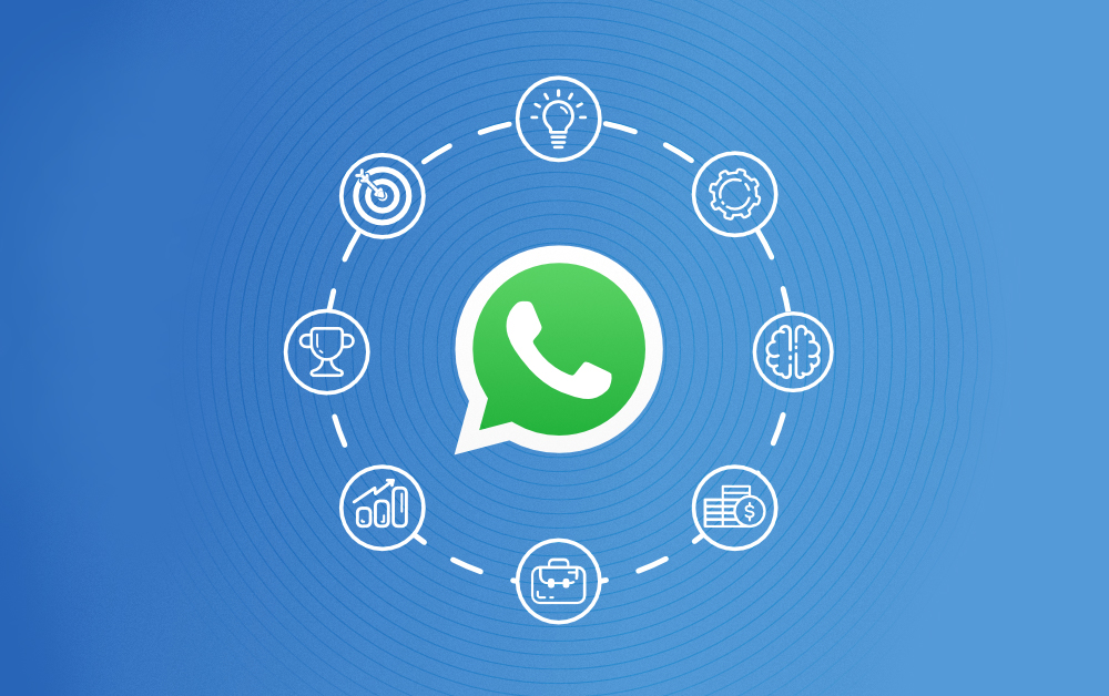 Ads on WhatsApp Business Platform displayed in the Updates tab.